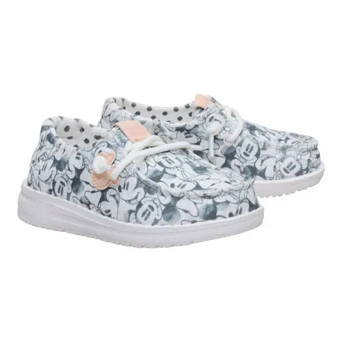 HEYDUDES Disney Minnie Mouse Print Wendy Toddler - Grey\/Multi