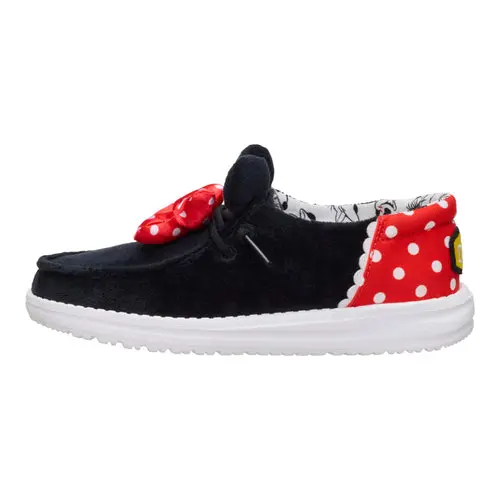 HEYDUDES Disney Minnie Mouse Wendy Youth - Black\/Red