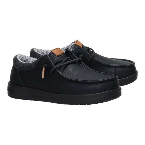 HEYDUDES Paul Youth Classic - Black\/Black