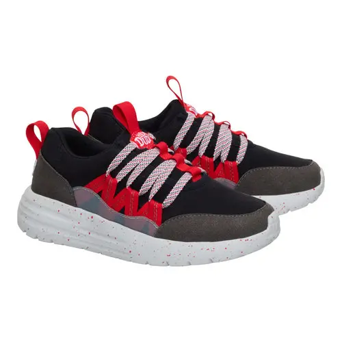 HEYDUDES Sirocco Trek Youth Sport - Black