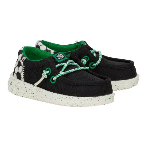 HEYDUDES Wally Funk Toddler Sports - Black