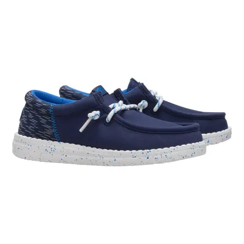 HEYDUDES Wally Funk Youth Jersey Jacquard - Peacoat Blue\/Multi