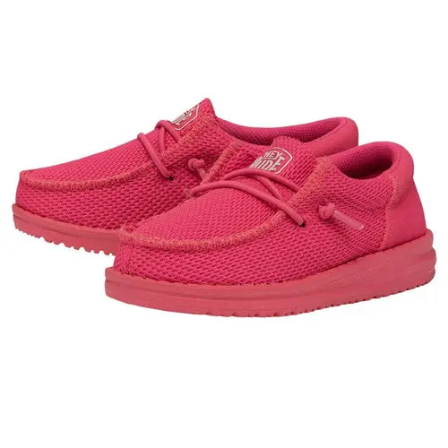 HEYDUDES Wally Toddler Funk Mono - Electric Pink