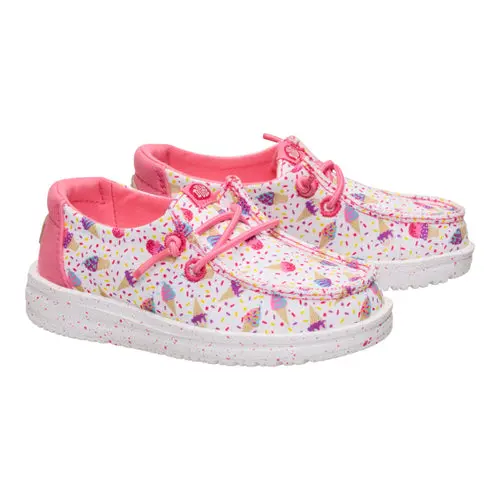 HEYDUDES Wendy Toddler Ice Cream Social - White\/Multi