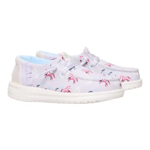 HEYDUDES Wendy Toddler Unicorn Sparkle - Lilac