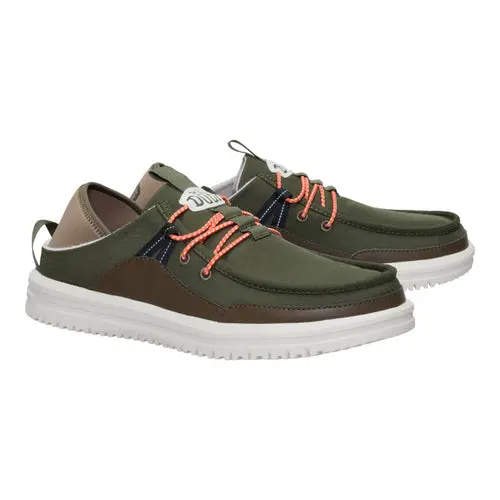 HEYDUDES Bradley Blipper Nylon - Deep Green / Multi