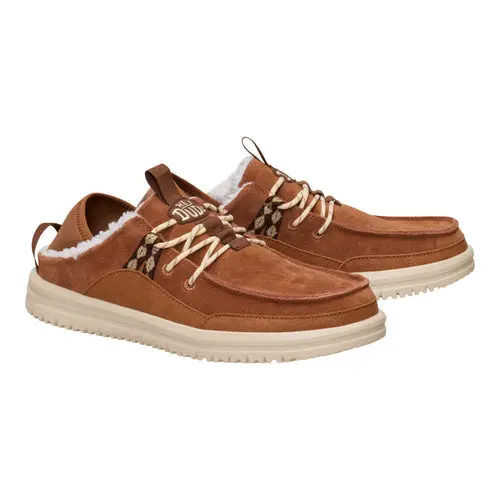 HEYDUDES Bradley Blipper Suede - Argan Brown / Multi