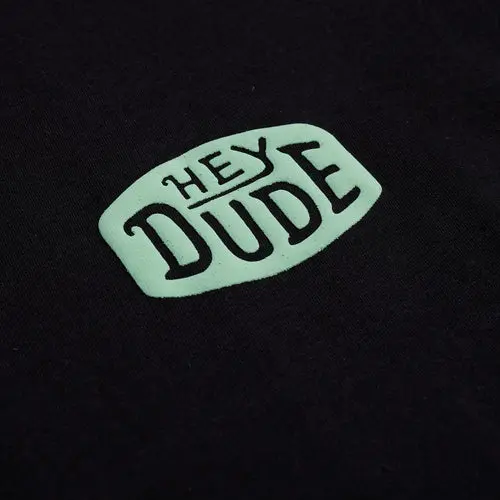 HEYDUDES Duuuuuude Tee - Black / Mint