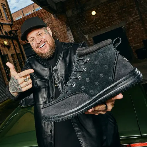 HEYDUDES Jelly Roll Bradley Suede - Black / Black Oyster