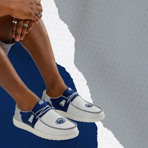 HEYDUDES Men's Wally Tri Penn State - Penn State Navy / Grey