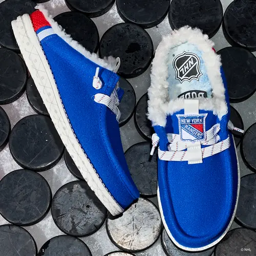 HEYDUDES NHL\u00ae New York Rangers\u00ae Wally Slip - Varsity Blue / Red