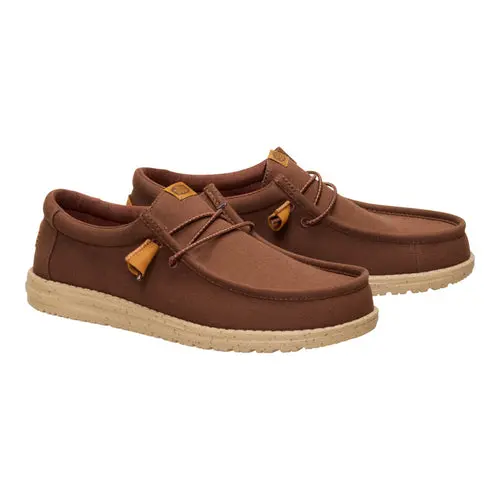 HEYDUDES Wally Canvas - Brown