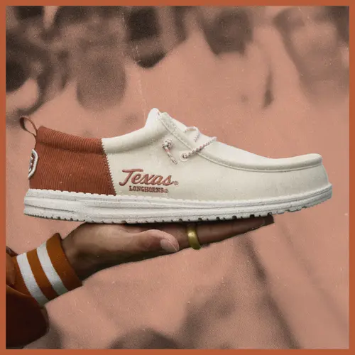 HEYDUDES Wally Funk Texas Longhorns - Wheat / Burnt Orange