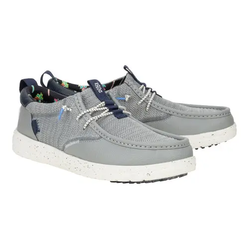 HEYDUDES Wally Golf Essentials - Monument Grey / White