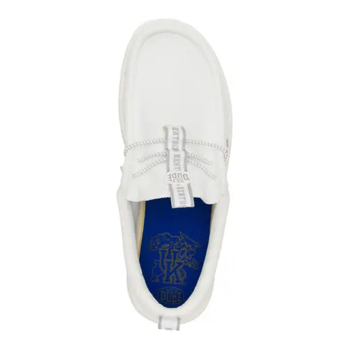HEYDUDES Wally Kentucky Wildcats - Wildcats White / Blue