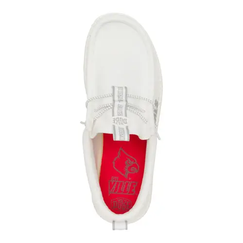 HEYDUDES Wally Louisville Cardinals - Cardinals White / Red