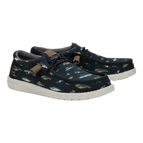 HEYDUDES Wally Marlin - Black / Multi