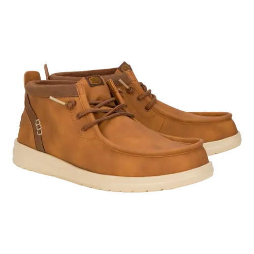 HEYDUDES Wally Mid Gripr Classic - Cognac / Tan