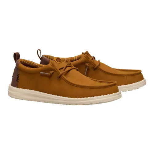 HEYDUDES Wally Vintage Classic - Spice Brown / Downtown Brown