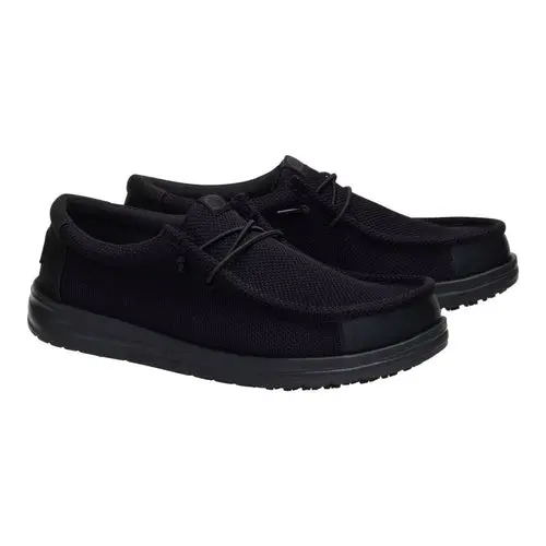 HEYDUDES Wally Work CE Slip Resistant - Black