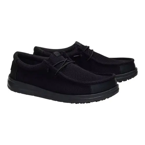 HEYDUDES Wally Work CE Slip Resistant Wide - Black