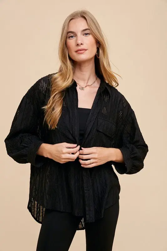 Black Button Down Shirt online