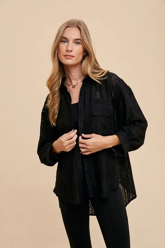 Black Button Down Shirt online