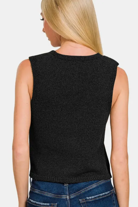 Hook and Eye Knit Vest online
