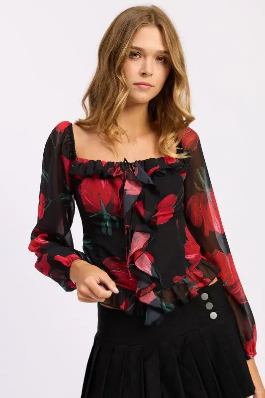Maya Floral Top online