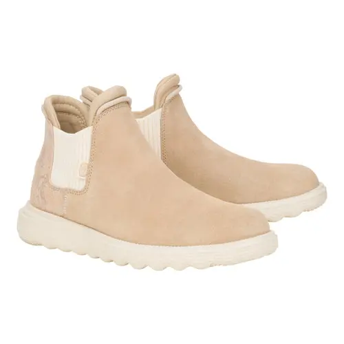 HEYDUDES Branson Womens Suede Novelty - Sand/Snake