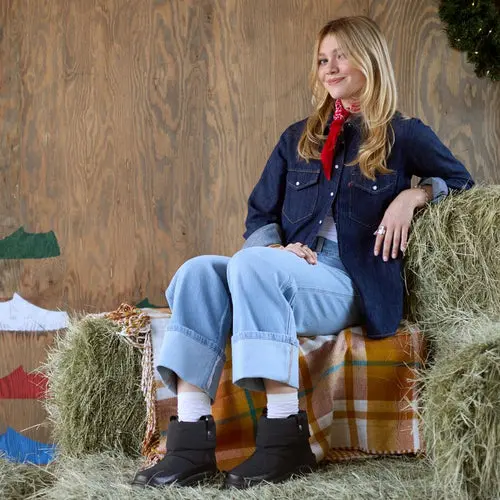 HEYDUDES Camden Cuff Nylon Quilt - Black/Black