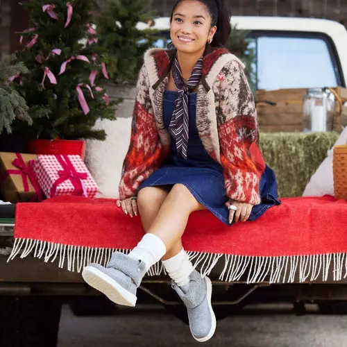 HEYDUDES Camden Cuff Wool Cozy - Grey