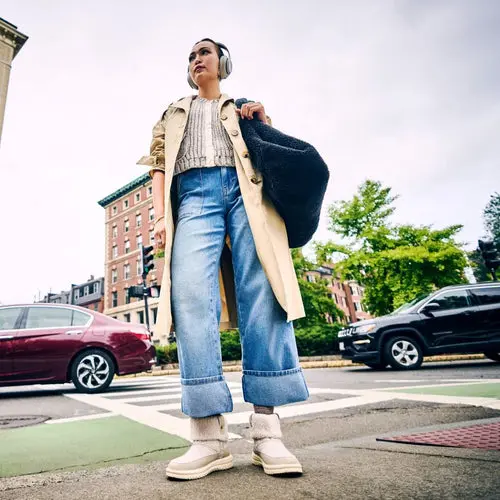 HEYDUDES Camden Cuff Wool Cozy - Tan