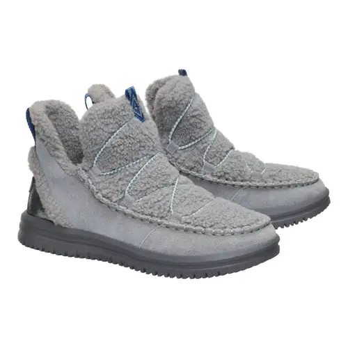 HEYDUDES Camden Suede Cozy - Charcoal