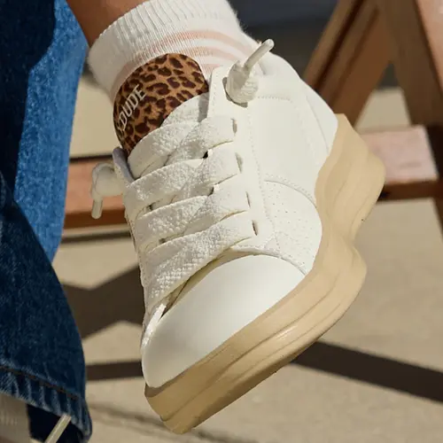 HEYDUDES Karina Duo Classic - Egret/Leopard Multi