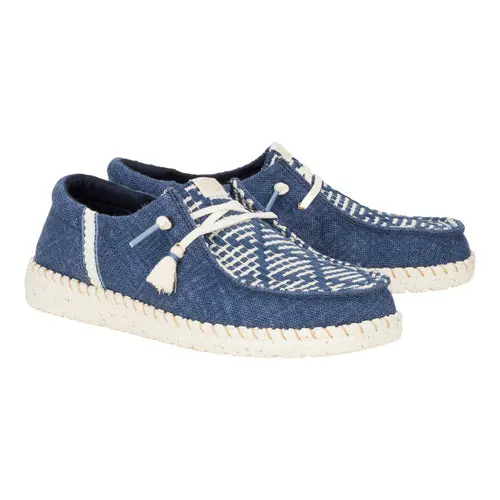 HEYDUDES Wendy Funk Coastal Jute - Navy Blazer