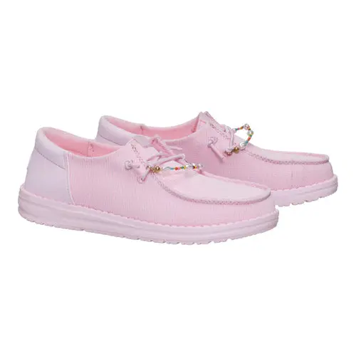 HEYDUDES Wendy Funk Mesh Shoelry - Light Pink