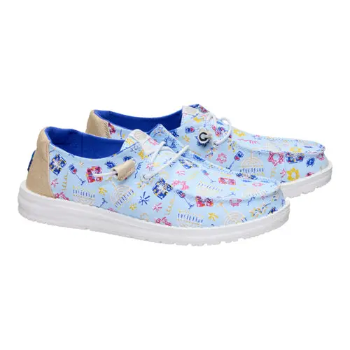 HEYDUDES Wendy Hanukkah - Blue/Multi