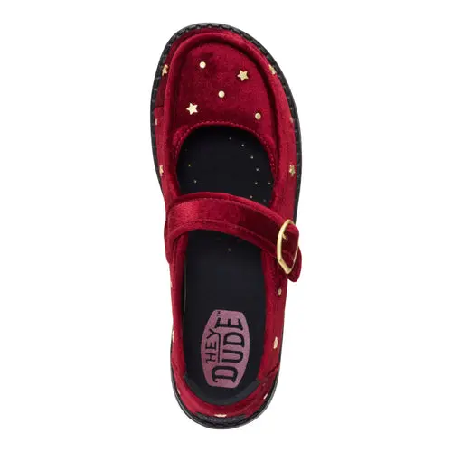 HEYDUDES Wendy Jane Holiday - Deep Red