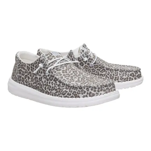 HEYDUDES Wendy Luxe Leo - White/Black