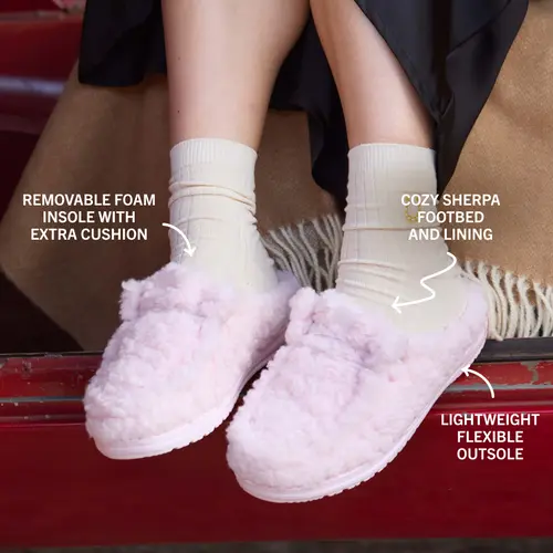 HEYDUDES Wendy Slipper - Cozy Light Pink