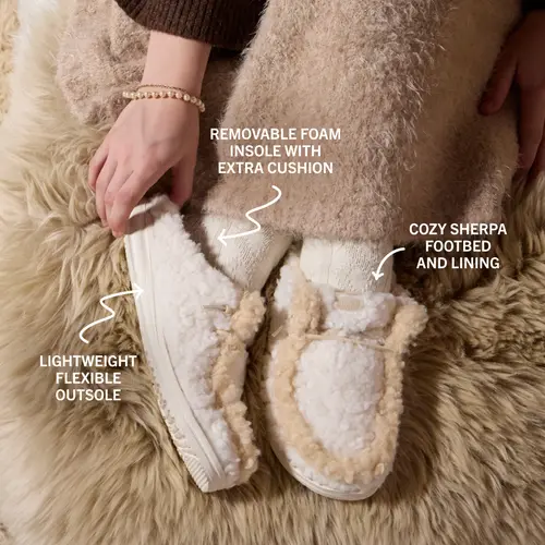 HEYDUDES Wendy Slipper - Egret/Wood Ash