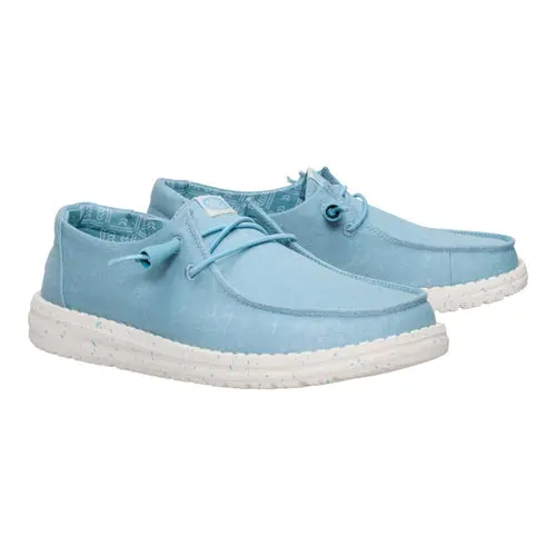 HEYDUDES Wendy Stretch Canvas - Tourmaline Blue