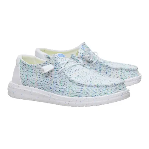 HEYDUDES Wendy Stretch Speckle - White/Multi