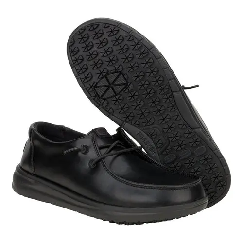 HEYDUDES Wendy Work CE Classic Slip Resistant - Black